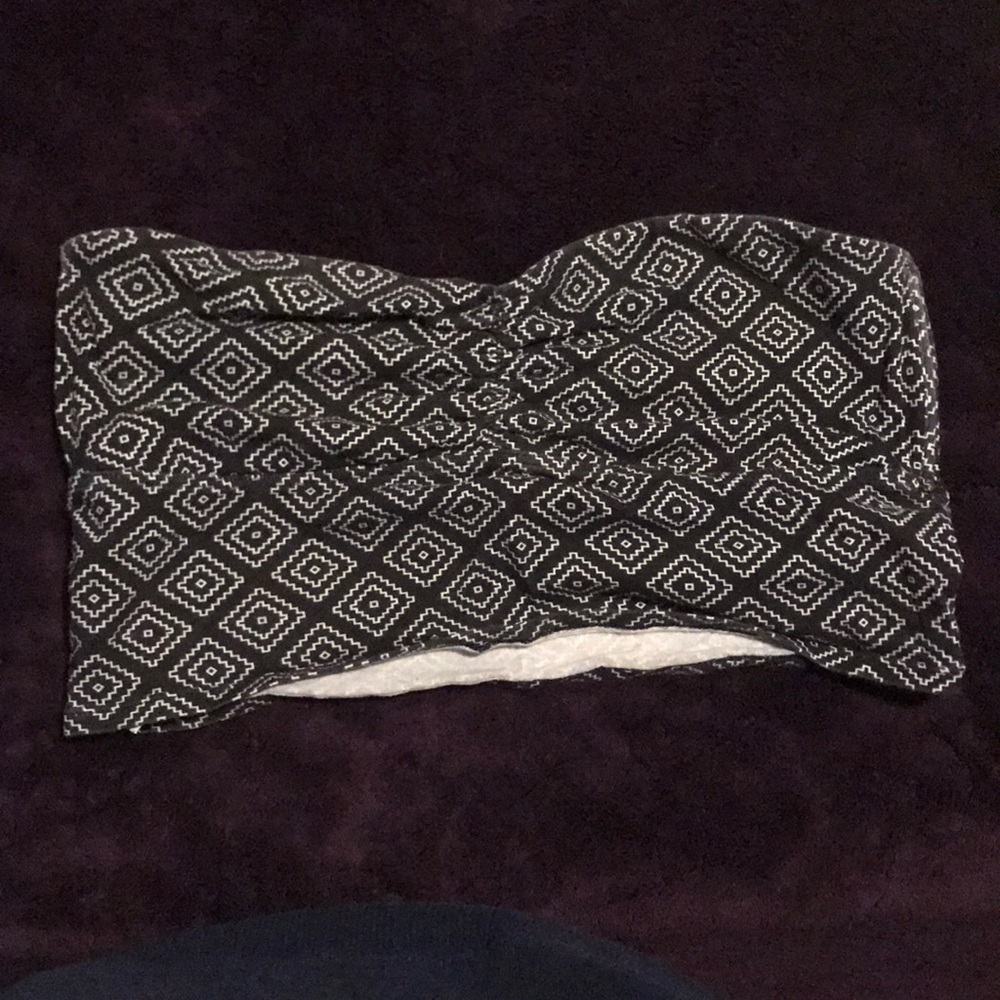 Victoria’s Secret PINK Black Patterned Bandeau